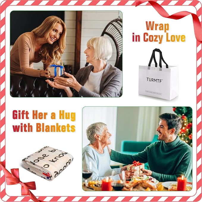 TURMTF Best Aunt Gifts for Mothers Day Birthday, Unique Birthday Gift Warm-Hearted Blessing Thank You Aunt Throw Blanket