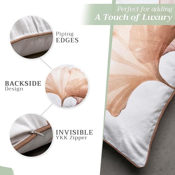 Maison d' Hermine Throw Pillow Covers 100% Cotton (18" x 18" - Pack of 1)