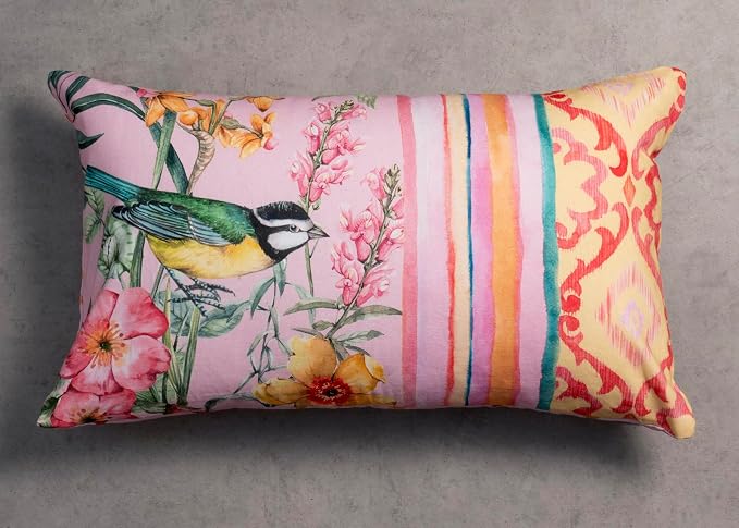 Maison d' Hermine Throw Pillow Covers 100% Cotton (12" x 20" - Pack of 1)