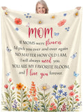 WRAPIX Gifts for Mom from Daughter Son - Soft Fleece Throw Blanket 60x80 in | Gifts for Mom, Mother Daughter Gift, Machine Washable, Ideal for Couch Bed, Lightweight Warmth, Home Comfort Decor