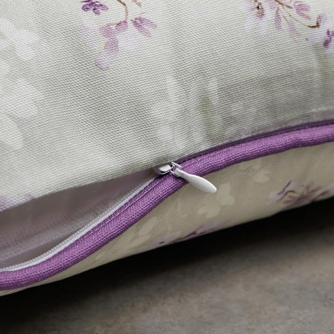 Maison d' Hermine Throw Pillow Covers 100% Cotton (18" x 18" - Pack of 1)