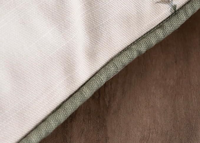 Maison d' Hermine Throw Pillow Covers 100% Cotton (20" x 20" - Pack of 1)