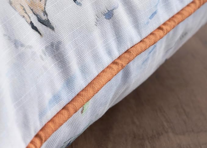 Maison d' Hermine Throw Pillow Covers 100% Cotton (20" x 20" - Pack of 1)