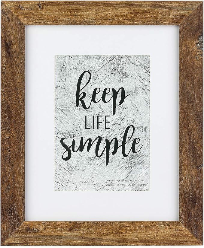 kennethan Rotten Brown 8x10 inch Picture Frame 2 Pcs Wooden frame for table and wall,for home decoration,holiday gift