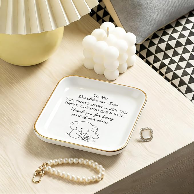 Elephant Gifts for Daughter-in-Law Birthday Wedding Christmas Mother's Day