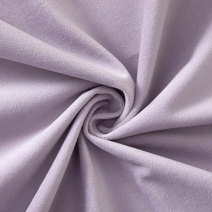 JUSPURBET 14x24 Velvet Decorative Throw Pillow Covers Set of 2,Lilac