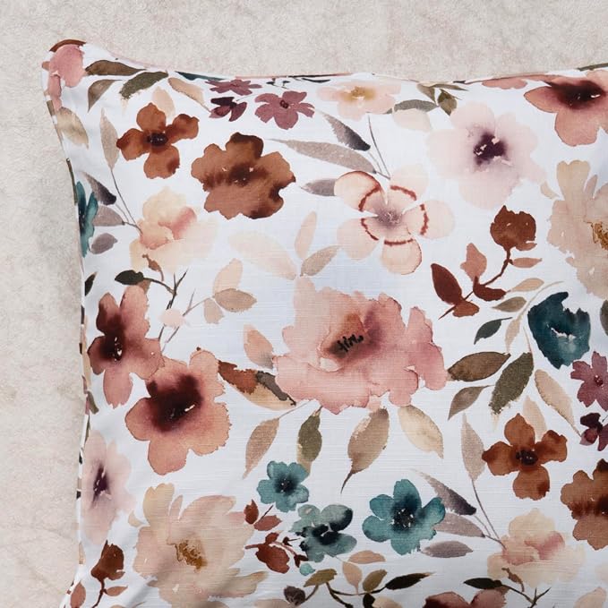Maison d' Hermine Throw Pillow Covers 100% Cotton (20" x 20" - Pack of 1)