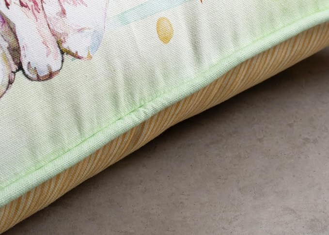 Maison d' Hermine Throw Pillow Covers 100% Cotton (12" x 20" - Pack of 1)