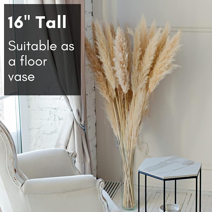 16" Tall Cylinder Glass Vase, 3.5" Wide - Clear Glass Vase for Centerpiece, Floor Vase, Flowers, Candle Holder, Wedding Table Decor by 4E's Novelty (Pack of 3)