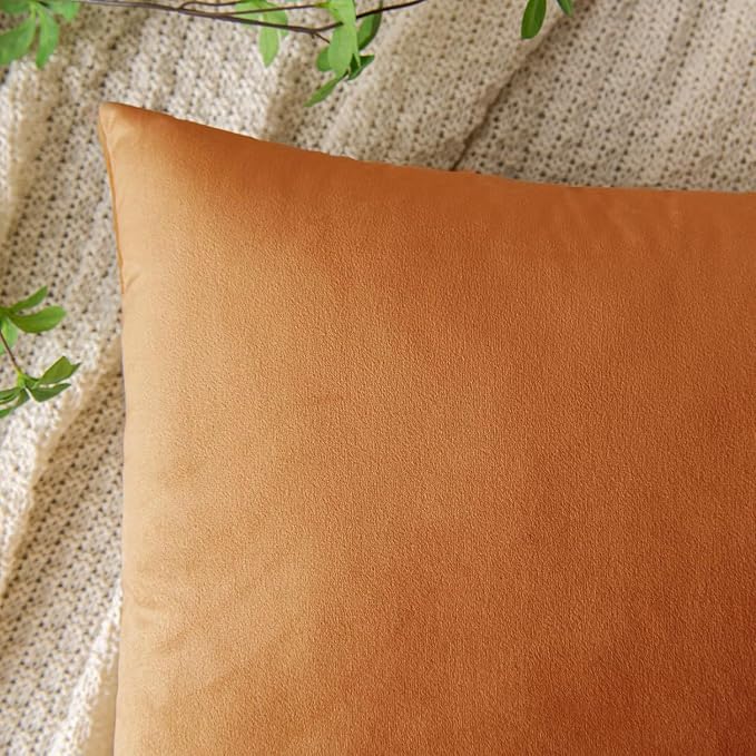 VAKADO Pumpkin Fall Throw Pillow Covers Decorative 20x20 Set of 2 Outdoor Decor Couch Cushion Covers Pillowcases Home Bed Decoration for Sofa Bedroom Office