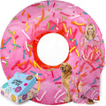 Zulay Kitchen Giant Double Sided Glazed Donut with Gift Box Packaging - Novelty Blanket for Adults & Kids - Soft Flannel Round Glazed Donut Blanket for Indoors, Outdoors, Home 285 GSM - 60 Inches