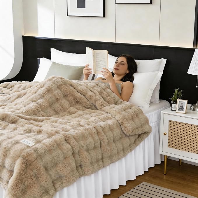 Warm White Bed Skirt Queen Size 25" Drop, Elastic Wrap Around Bedskirt | Solid Ruffled, Easy to Use, No Mattress Lifting, Wrinkle & Fade Resistant, with Adhesive Strips, Machine Wash/Dry/Iron