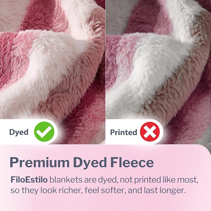FILO ESTILO Mom Blanket 50"x60" in Gift Ready Packaging for Mother | Cozy Dyed Fleece Throw Blanket by FiloEstilo - Best Mom Ever Gift for Couch or Bed | Special Present from Daughter or Son