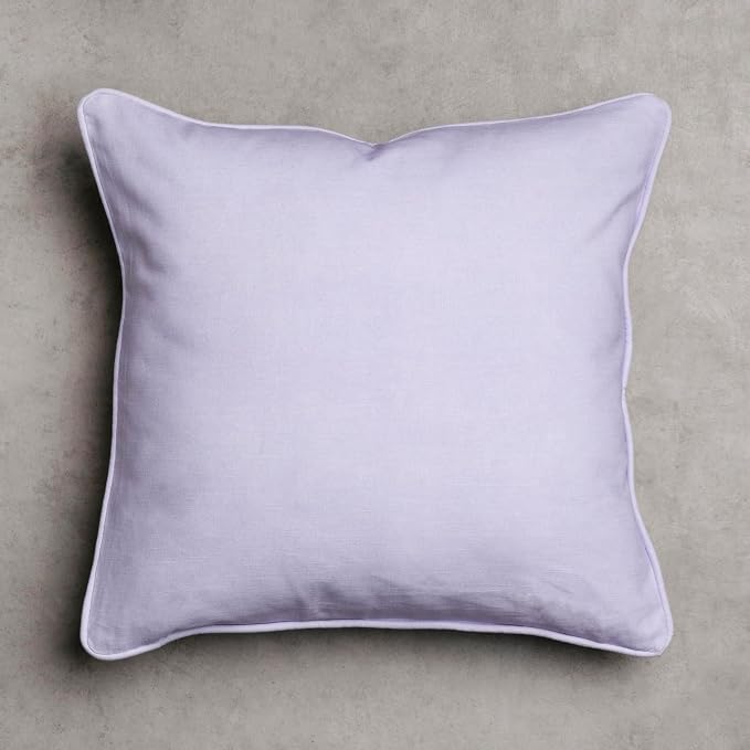 Maison d' Hermine Throw Pillow Covers 100% Cotton (20" x 20" - Pack of 1)