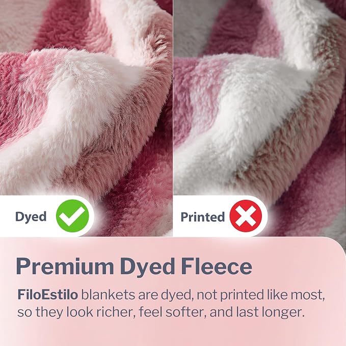 FILO ESTILO Mom Blanket 50"x60" in Gift Ready Packaging for Mother | Cozy Dyed Fleece Throw Blanket by FiloEstilo - Best Mom Ever Gift for Couch or Bed | Special Present from Daughter or Son