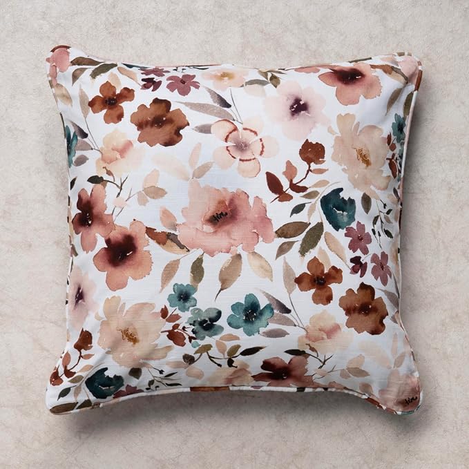 Maison d' Hermine Throw Pillow Covers 100% Cotton (20" x 20" - Pack of 1)
