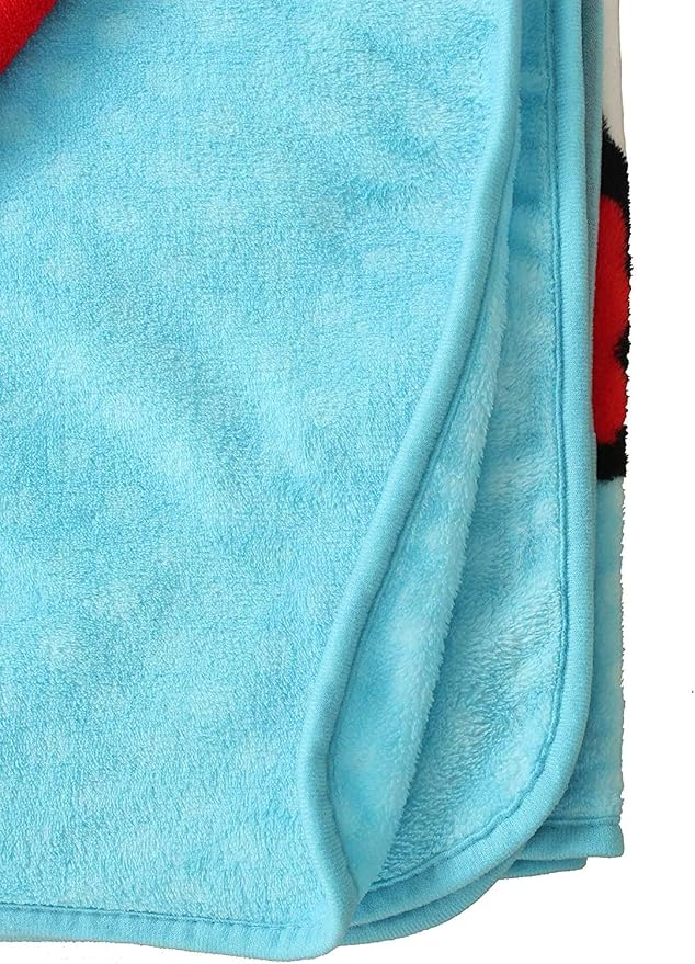 Silver Buffalo Peanuts Snoopy and Woodstock, Fleece Throw Blanket, 45x60in | Soft and Cozy, 180 GSM