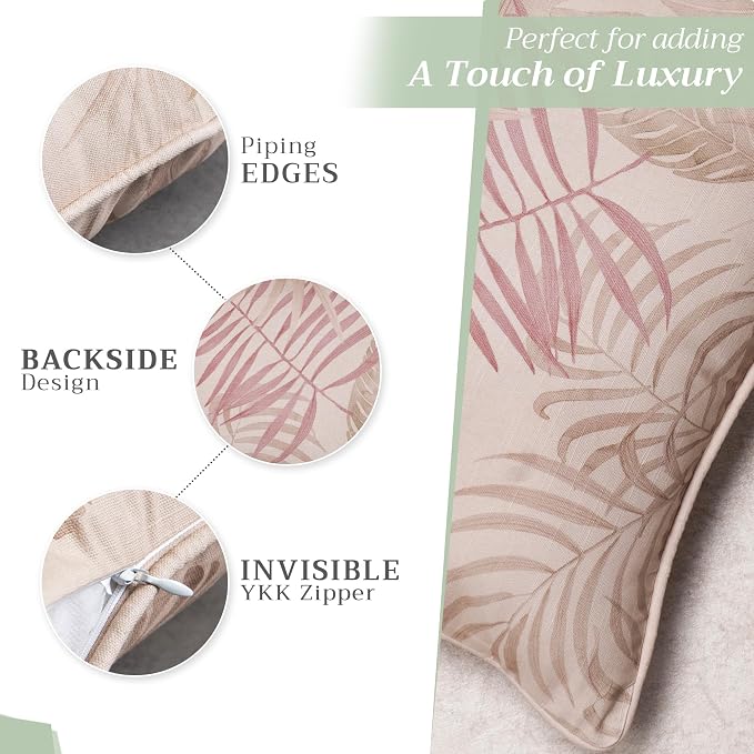 Maison d' Hermine Throw Pillow Covers 100% Cotton (20" x 20" - Pack of 1)