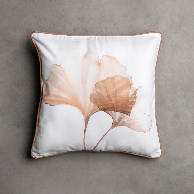 Maison d' Hermine Throw Pillow Covers 100% Cotton (18" x 18" - Pack of 1)