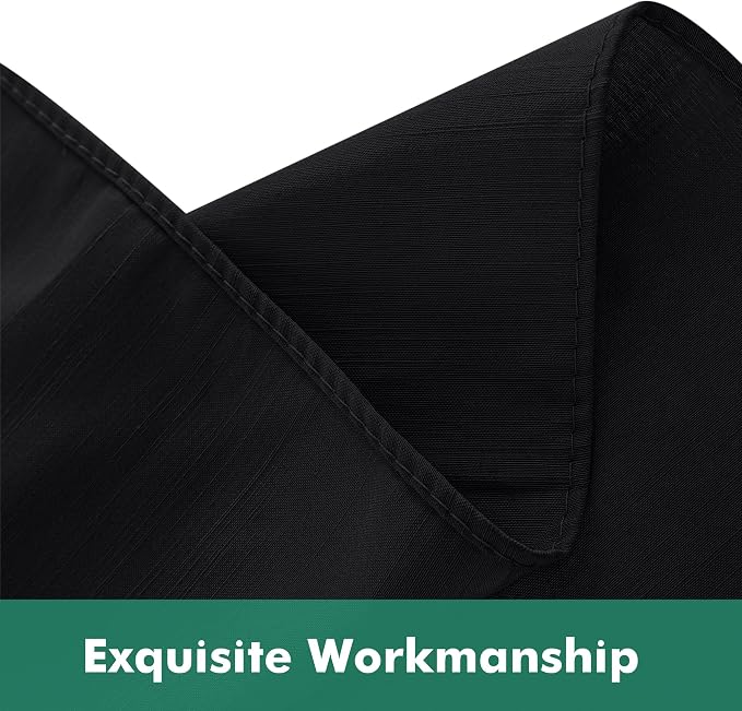 Wrap Around Bed Skirt Split Corners Twin & Twin XL-Dorm Elastic Dust Ruffle | Black 18" Drop-Adjustable Pleated Bedskirt-Easy Fit Wrinkle Resistant Washable Bed Skirting-College Apartment Guest Bedroom