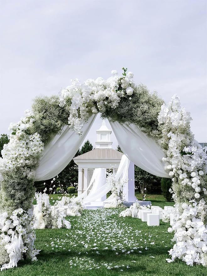 12 PCS Babys Breath Artificial Flowers Fake Babys Breath Flowers Artificial Bulk White Gypsophila Bouquets Real Touch Faux Flowers for Wedding Floral Arrangement Party Home Decoration