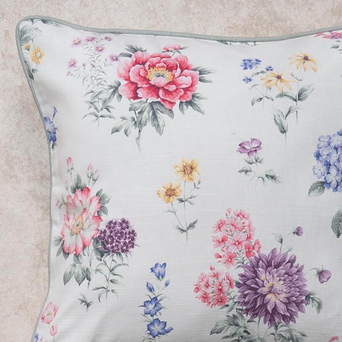 Maison d' Hermine Throw Pillow Covers 100% Cotton (18" x 18" - Pack of 1)