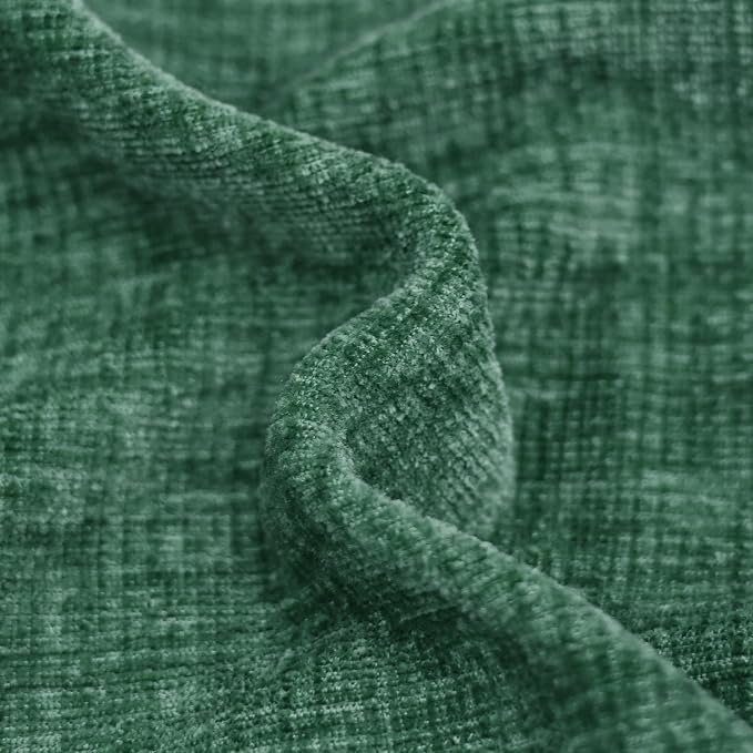 CaliTime Decorative Couch Throw Pillow Covers 22 X 22 Inches Dark Green