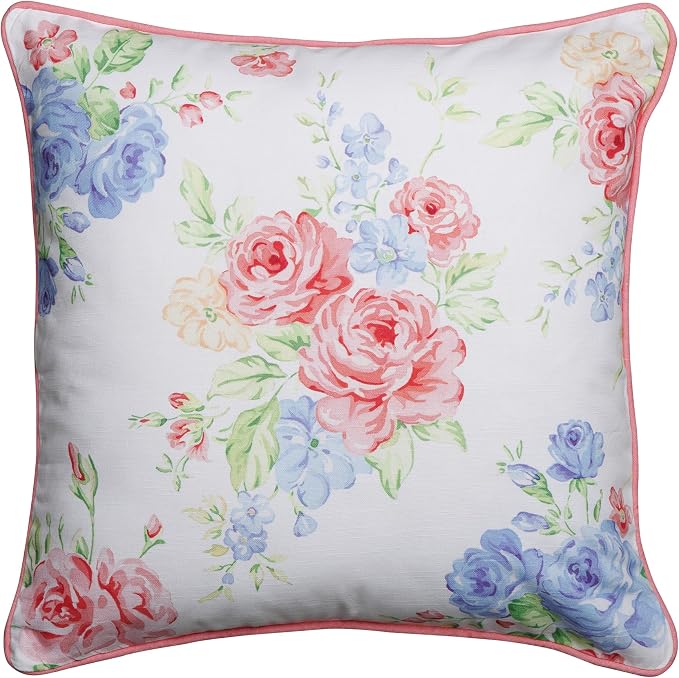 Maison d' Hermine Throw Pillow Covers 100% Cotton (18" x 18" - Pack of 1)