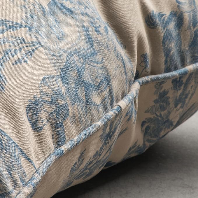 Maison d' Hermine Throw Pillow Covers 100% Cotton (18" x 18" - Pack of 4)