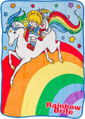 Silver Buffalo Rainbow Brite, Starlite, Twink, Throw Blanket, 45x60in | Fleece, Soft and Cozy, 180 GSM