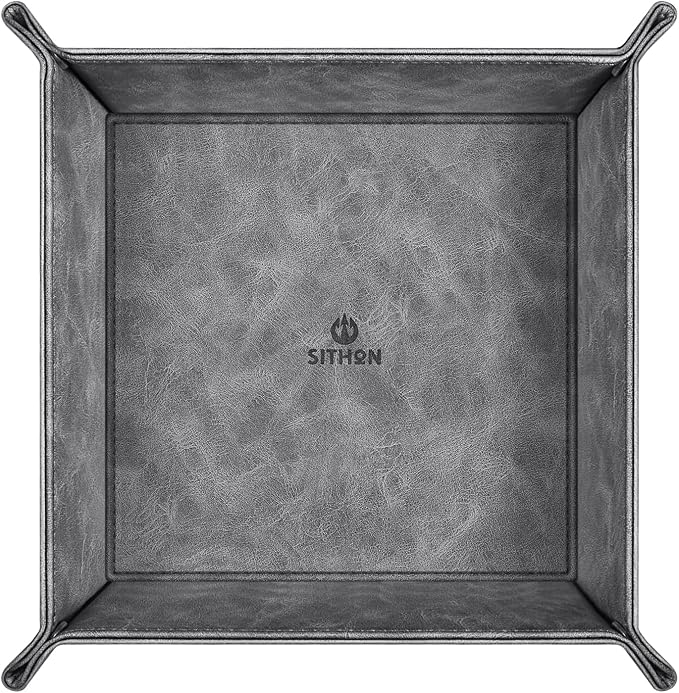 SITHON Valet Tray Desktop Storage Organizer Nightstand Caddy Holder