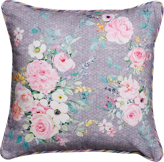 Maison d' Hermine Throw Pillow Covers 100% Cotton (18" x 18" - Pack of 1)