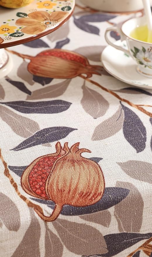 Patdrea Designer French Vintage Linen Table Runner,12"X71" | Elegant Tablerunner 71 Inches Long,Floral Pattern,Thanksgiving Dining Table Decor for Living Room Banquet