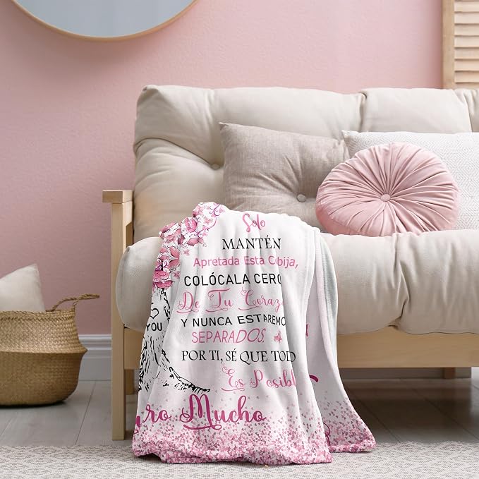 Regalos para Mama, Mexican Mom Gifts, Regalos para Mama en Español, Gifts for Mom in Spanish Blanket 50"x60", Mamá Gifts