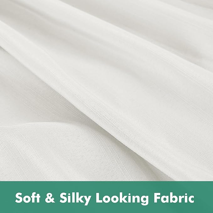 Wrap Around Full Size Bed Skirt Split Corners 14" Drop-Elastic Dust Ruffle | Ivory Adjustable Pleated Bedskirt-Easy Fit Wrinkle Resistant Washable Bed Skirting-Hotels Apartment Guest Bedroom Bed Posts