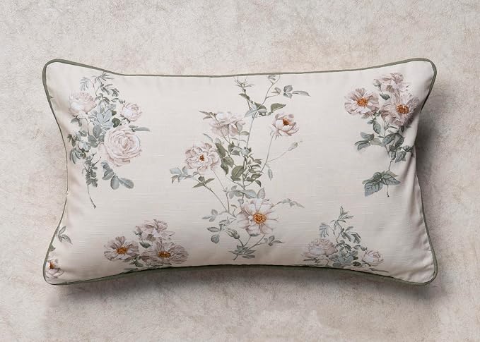 Maison d' Hermine Throw Pillow Covers 100% Cotton (12" x 20" - Pack of 1)