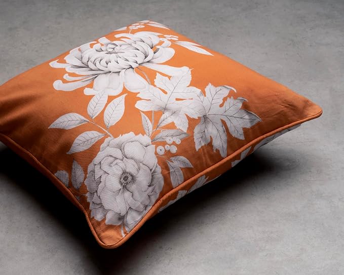 Maison d' Hermine Throw Pillow Covers 100% Cotton (18" x 18" - Pack of 1)