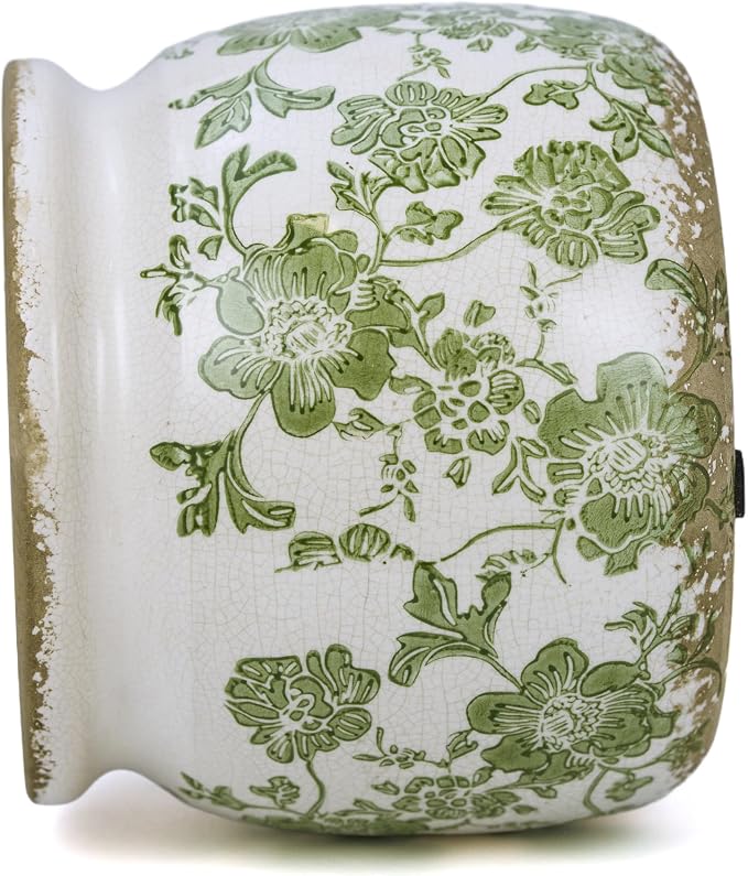 Dosayes Vintage Plant Pot, 6.29 inch Ceramic Flower Pot