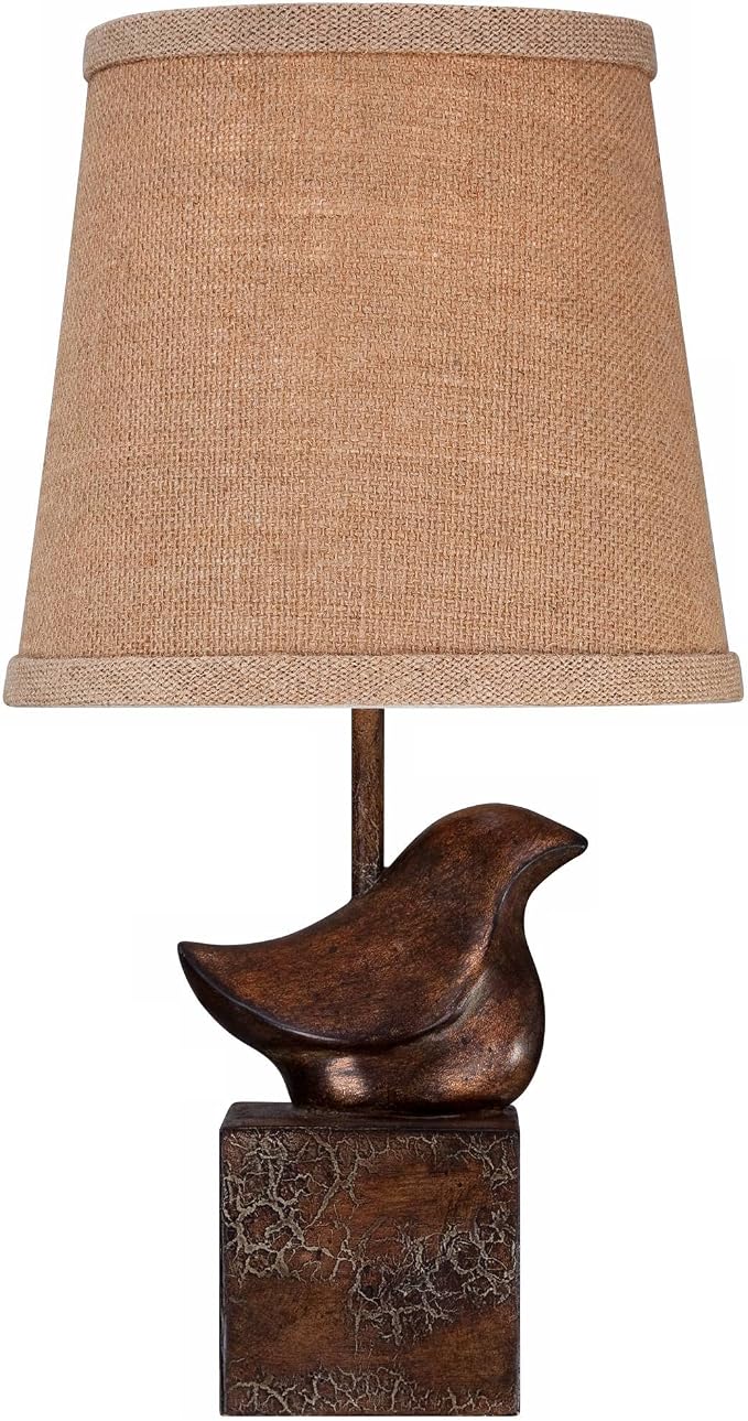 Birdie Moderne 15 1/2" Small Table Lamps Set of 2 Accent Sculptural Modern
