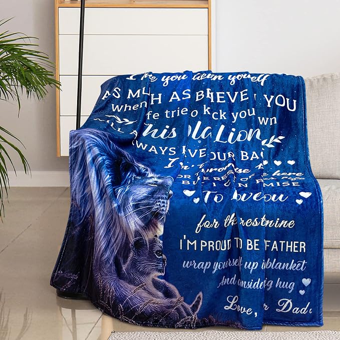 Givetoyou Daughter Gifts from Dad Daughter Birthday Graduation Christmas Valentines Mothers Day Wedding Gifts Gifts for Grown Adult Daughter Throw Blanket 60inx50in
