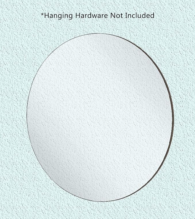 Marketing Holders 13" Acrylic Mirror Round Circles Flat for DIY Crafts 1/8" Thick Wall Safer Than Glass Light Weight Plastic Center Piece Wedding Events