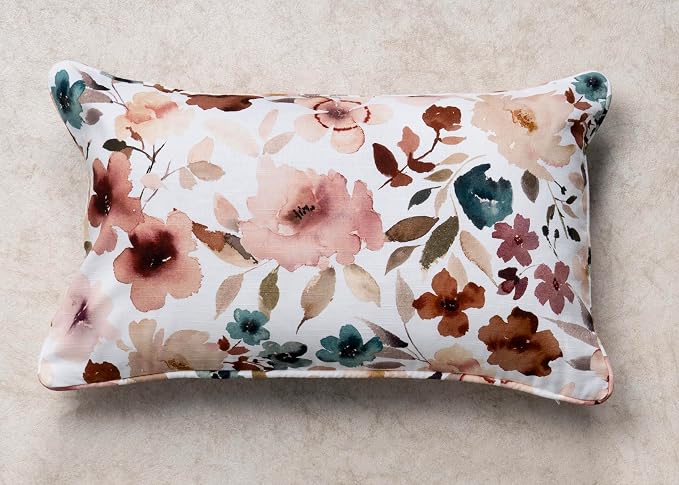 Maison d' Hermine Throw Pillow Covers 100% Cotton (12" x 20" - Pack of 1)