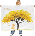 TURMTF Sentimental Mother-Daughter Blanket Gift for Love & Gratitude, My Mother & Me Tree of Nurture, Heartwarming Gift for Mom on Mothers Day Birthday Christmas, Cozy Fleece Throw Blanket 55"x70"