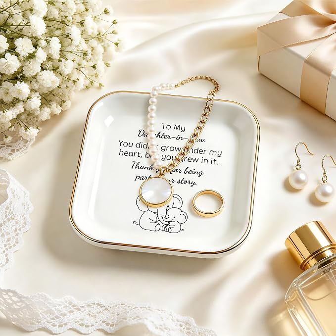 Elephant Gifts for Daughter-in-Law Birthday Wedding Christmas Mother's Day