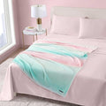 Betsey Johnson - Blanket, Buttery-Soft Throw Blanket for Couch or Bed, Boldly Plush & Oversized Bedding (Ombre Blue, 50" x 70")
