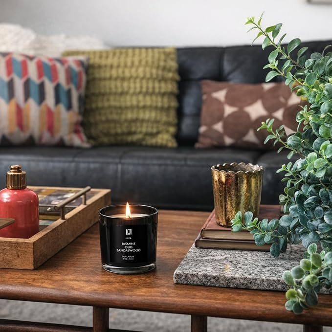 Lulu Candles | Mountain Cabin | Smells Like Outdoors & Pine | Luxury Scented Soy Jar Candle | Hand Poured in The USA | Highly Scented Long Lasting (9 Oz.)