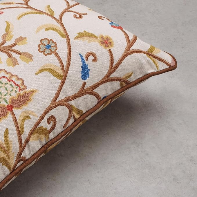 Maison d' Hermine Throw Pillow Covers 100% Cotton (12" x 20" - Pack of 1)