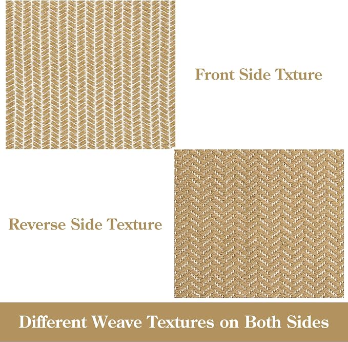 Lahome Boho Kitchen Runner Rug, 2x4.3 Washable Rugs for Bathroom Entryway | Woven Cotton Throw Mat with Tassels, Farmhouse Non Shedding Lightweight Low Pile Carpet for Bath Bedroom Doorway, Khaki