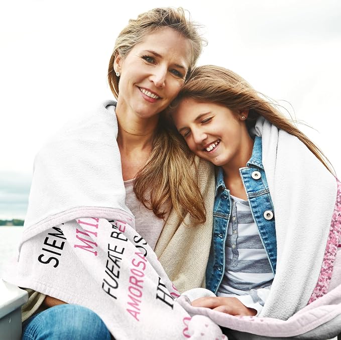 Tia Gifts Blanket 60"x50", Regalos para Tía, Aunt Gifts in Spanish, Gifts for Aunt/Tia