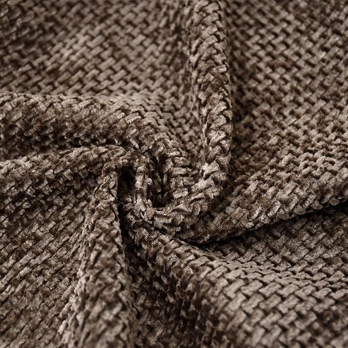 CaliTime Decorative Couch Throw Pillow Covers 20 X 20 Inches Brown